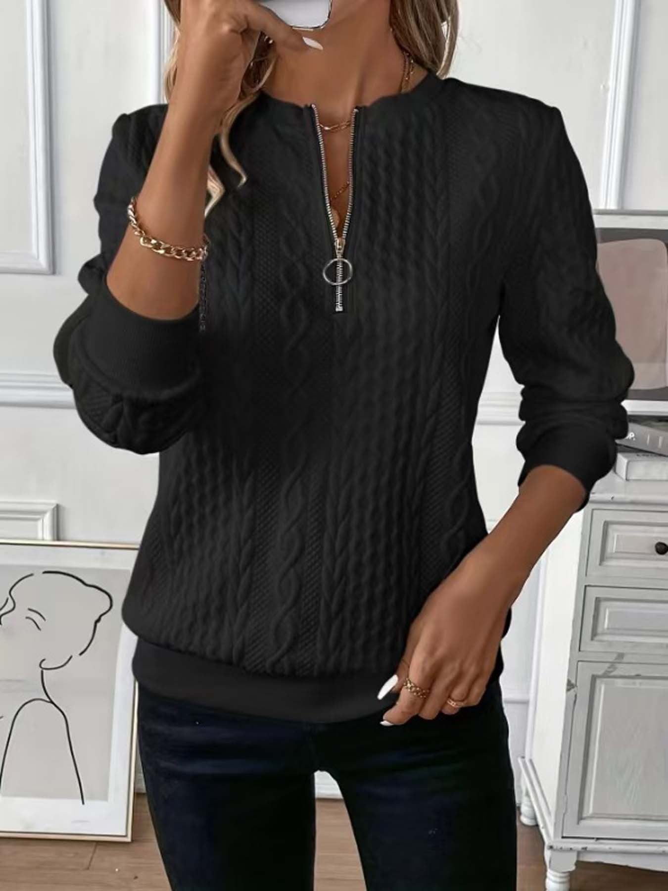 Women's Zipper Cardigan